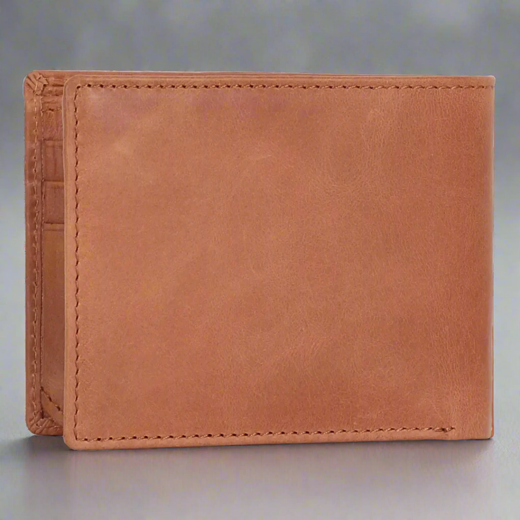 Men's 8 Card Slot Leather Wallet