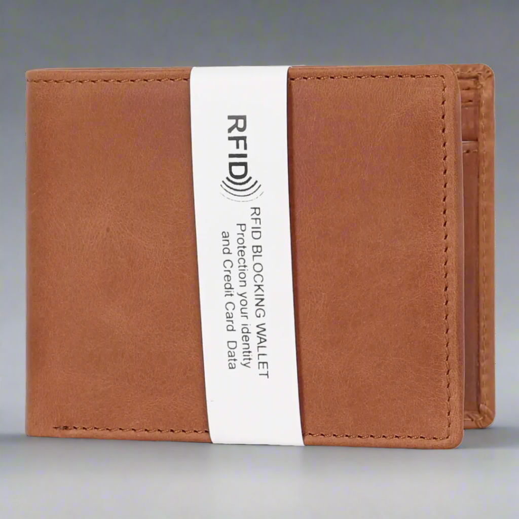 Men's 8 Card Slot Leather Wallet