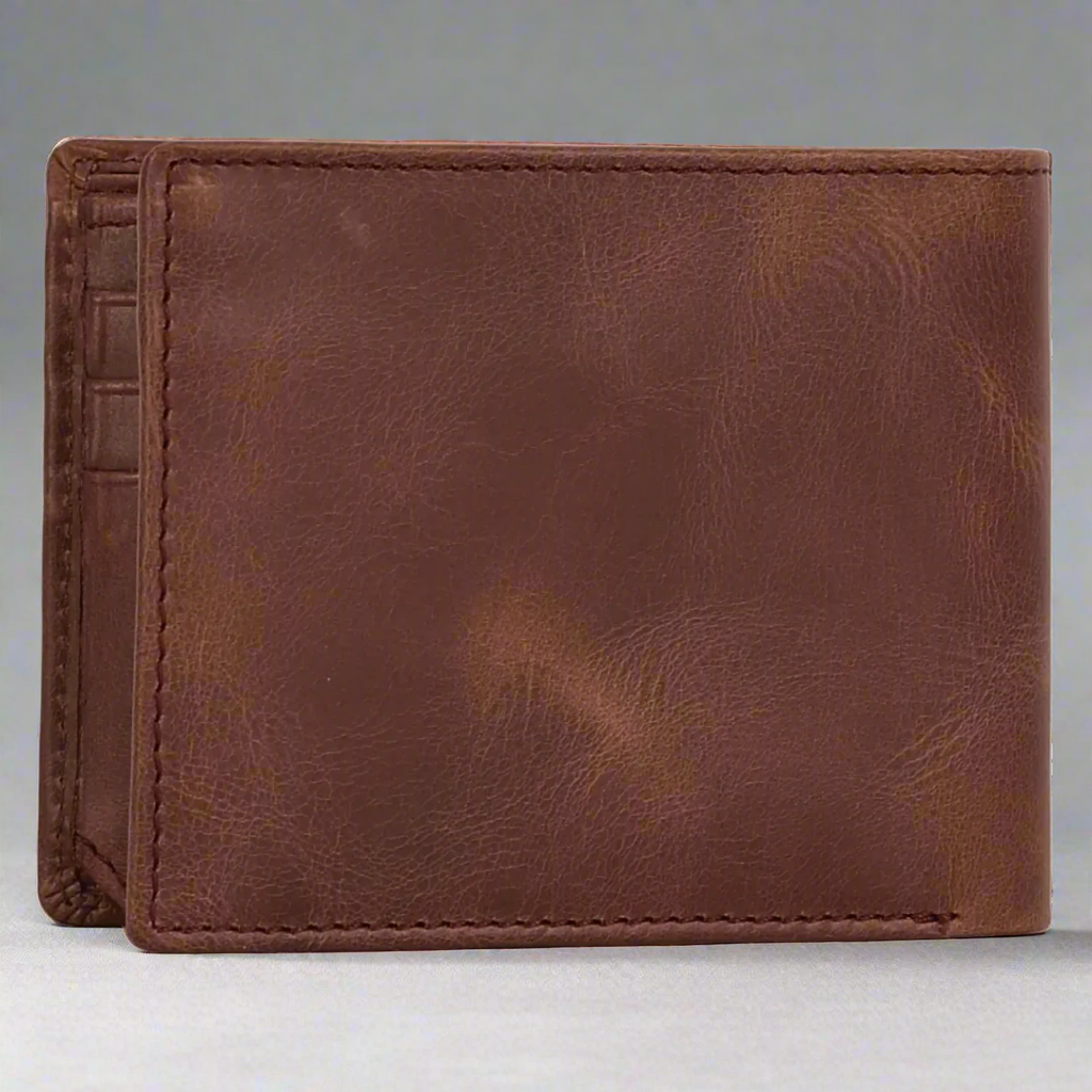 Men's 8 Card Slot Leather Wallet