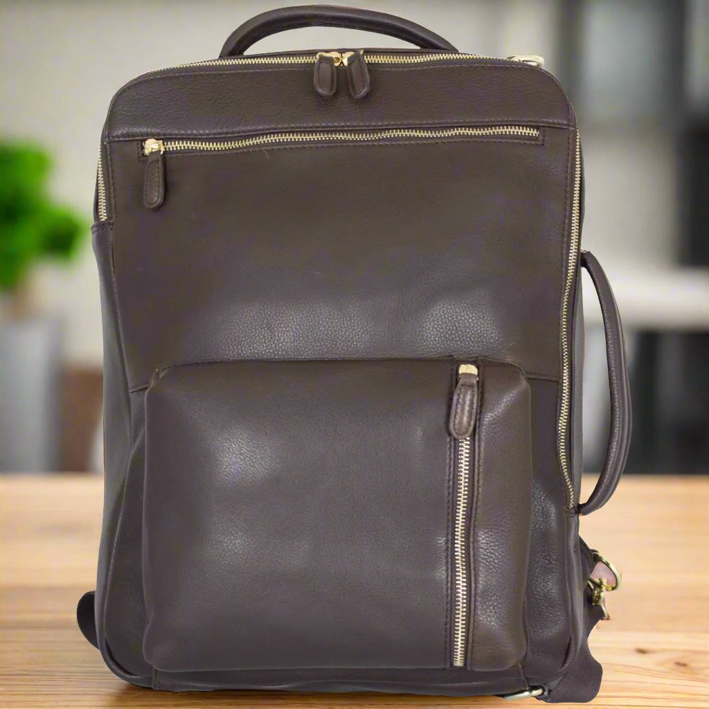 BOL Convertible Leather Backpack | Laptop Bag Backpacks & Messenger Bags Boutique of Leathers/Open Road