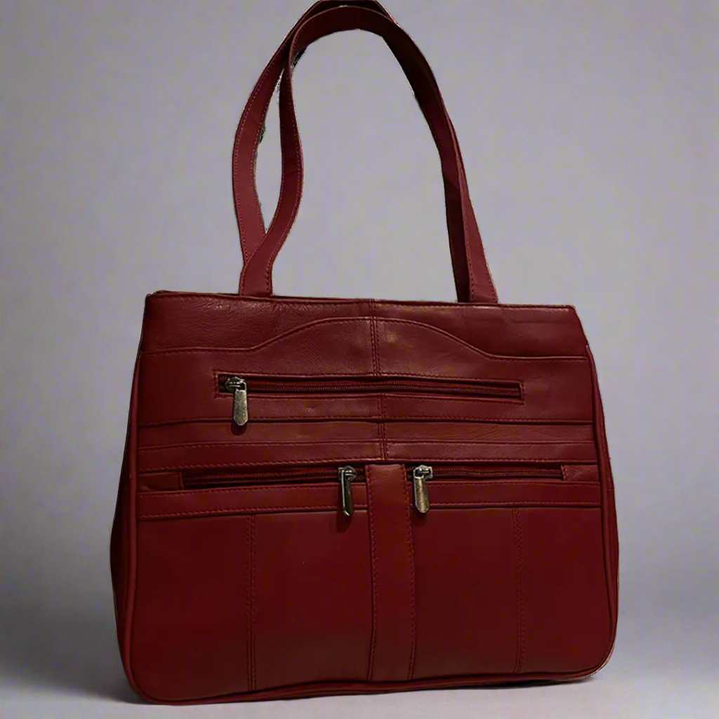 BOL Leather Shoulder Bag with Multiple Pockets Handbags & Purses Boutique of Leathers/Open Road