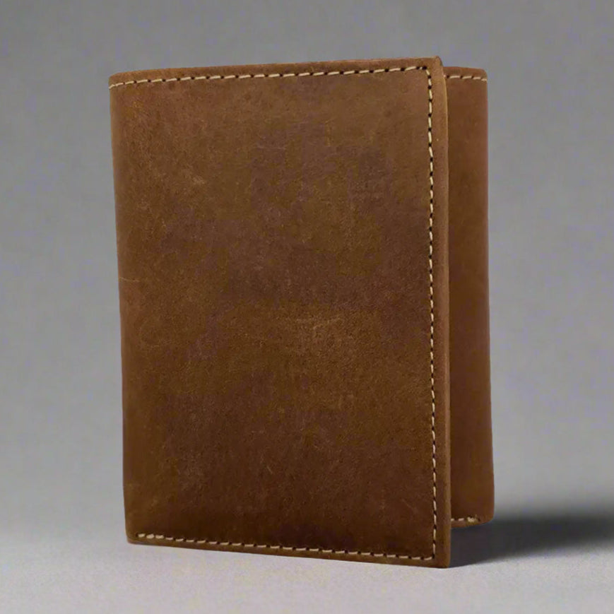 BOL Men's Centre Wing Trifold Leather RFID Wallet - Boutique of Leathers/Open Road