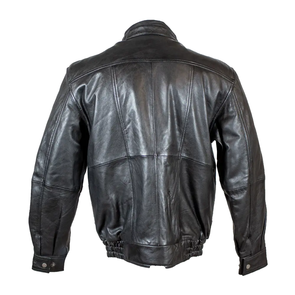 BOL Men's Full Zip Leather Bomber Jacket Men's Leather Jackets Boutique of Leathers/Open Road