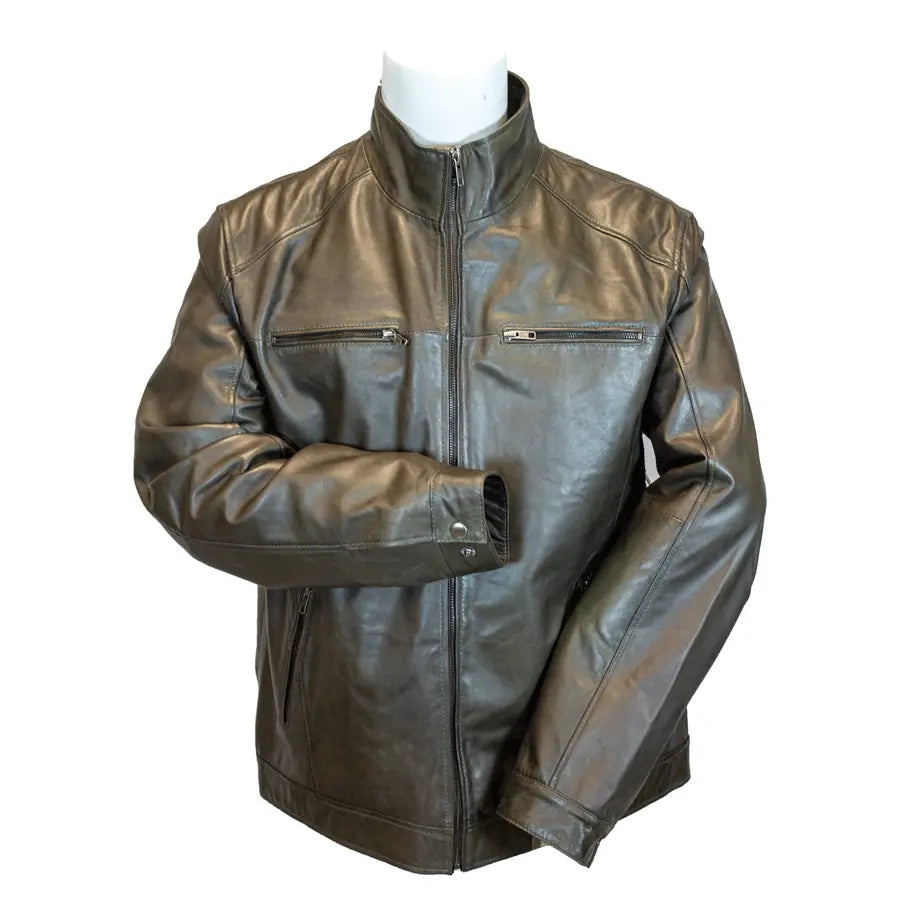 BOL Men's Gen Bomber Lambskin Leather Jacket Men's Leather Jackets Boutique of Leathers/Open Road