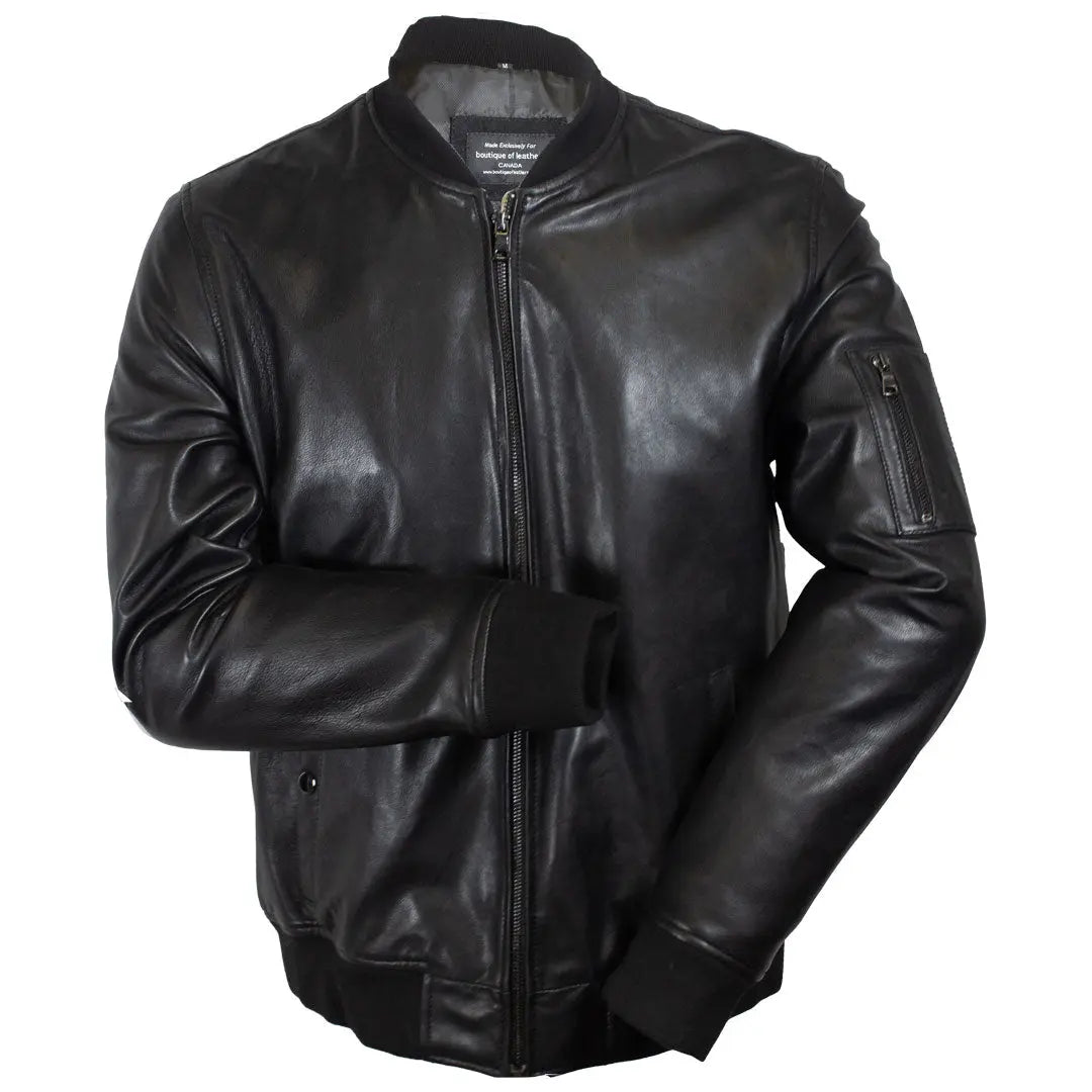 BOL Men's Museum Lambskin Leather Jacket Men's Leather Jackets Boutique of Leathers/Open Road