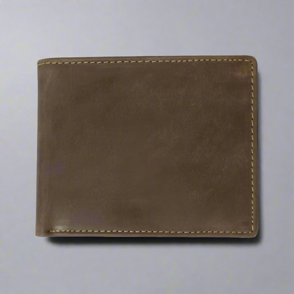 BOL Men's RFID Bifold Leather Wallet With Coin Pouch - Boutique of Leathers/Open Road