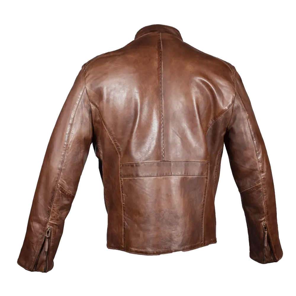 BOL Men's Racer Leather Jacket Men's Leather Jackets Boutique of Leathers/Open Road