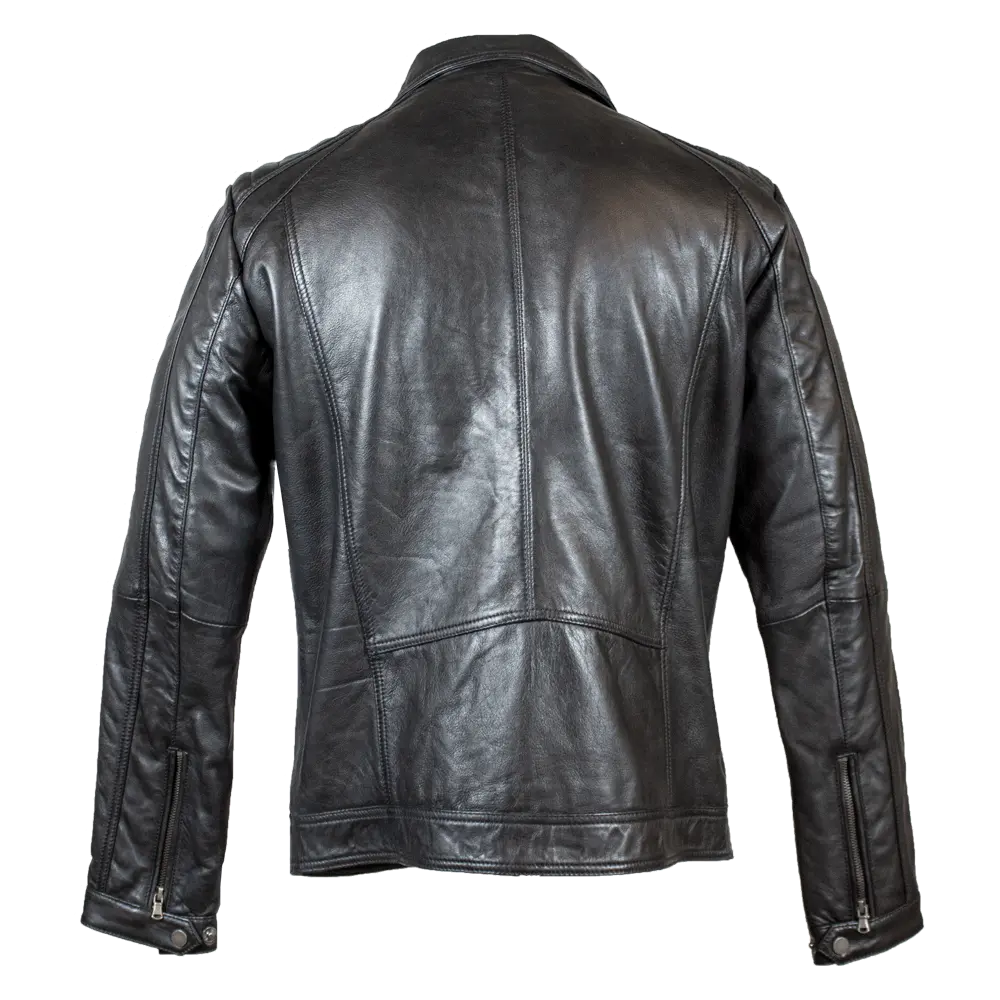 BOL Men's Zip Pocket Leather Jacket Men's Leather Jackets Boutique of Leathers/Open Road