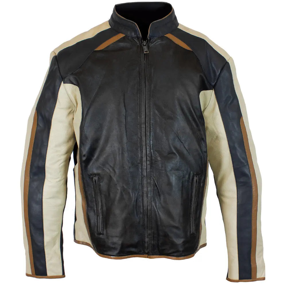 BOL Men's Zip-Up Lamb Leather Jacket Men's Leather Jackets Boutique of Leathers/Open Road