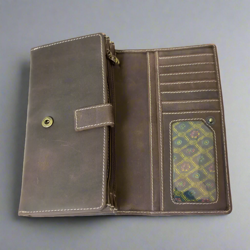 BOL Woman's RFID Trifold Wallet Women's Wallets Boutique of Leathers/Open Road