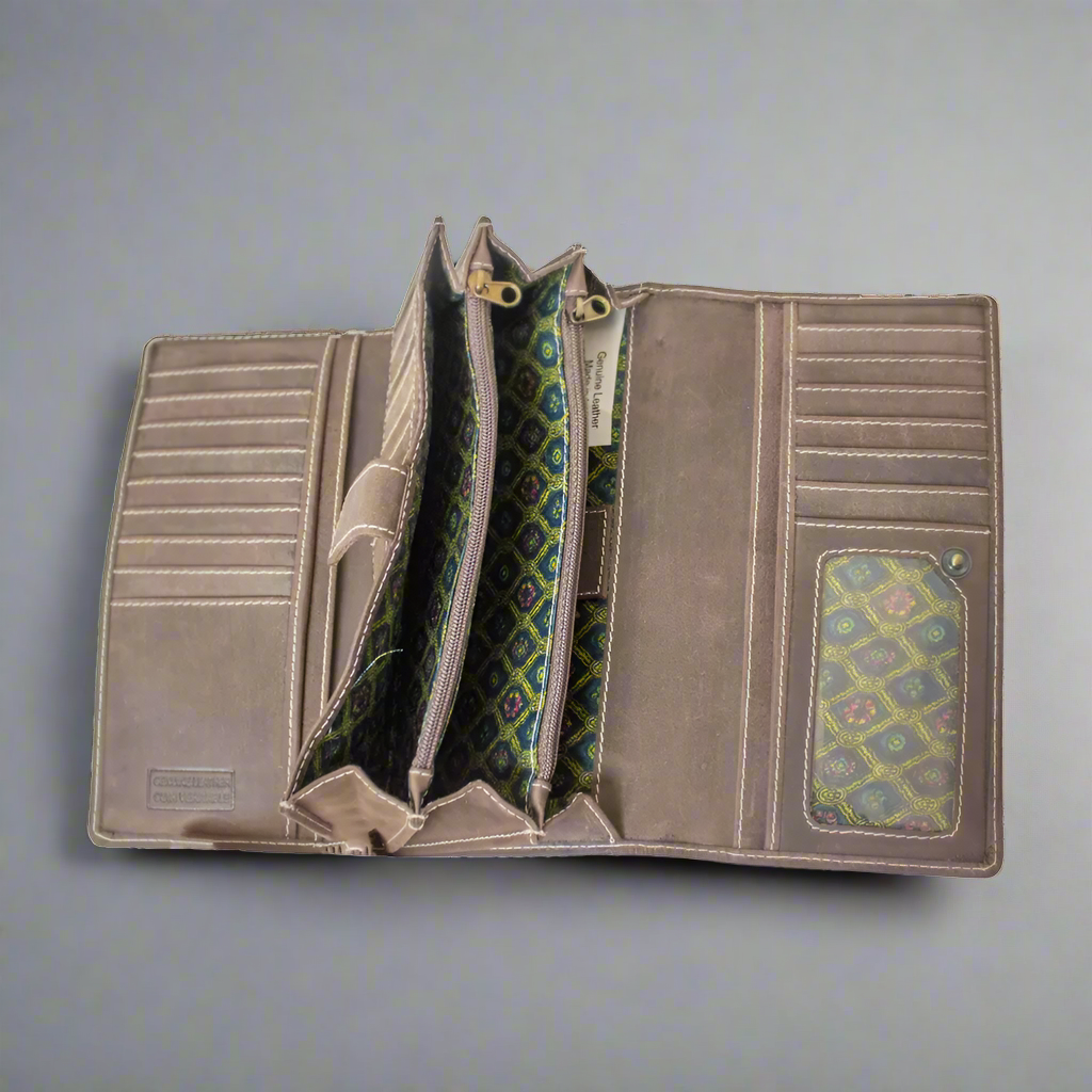 BOL Woman's RFID Trifold Wallet Women's Wallets Boutique of Leathers/Open Road