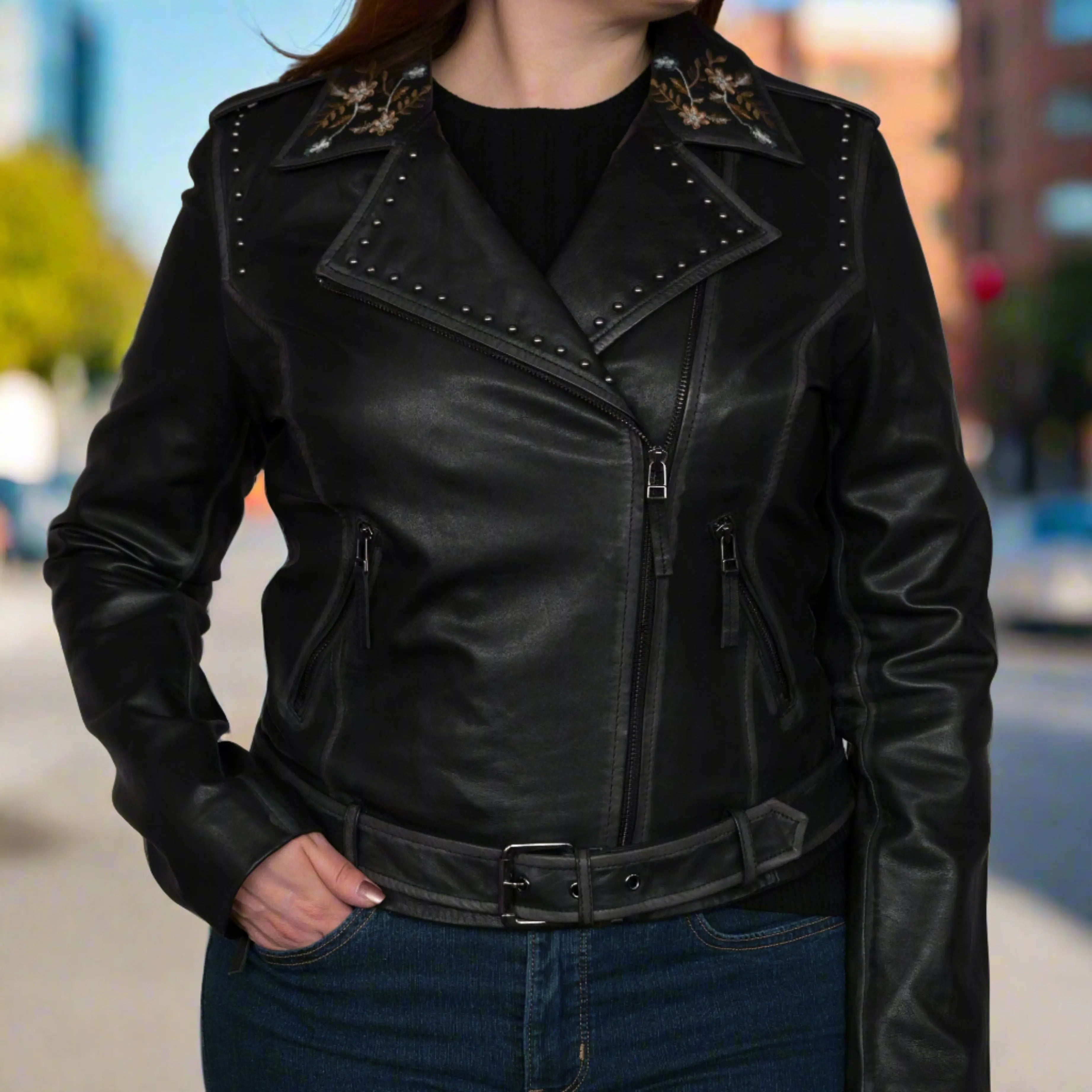 BOL Women's Biker Look Jacket Women's Coats & Jackets Boutique of Leathers/Open Road