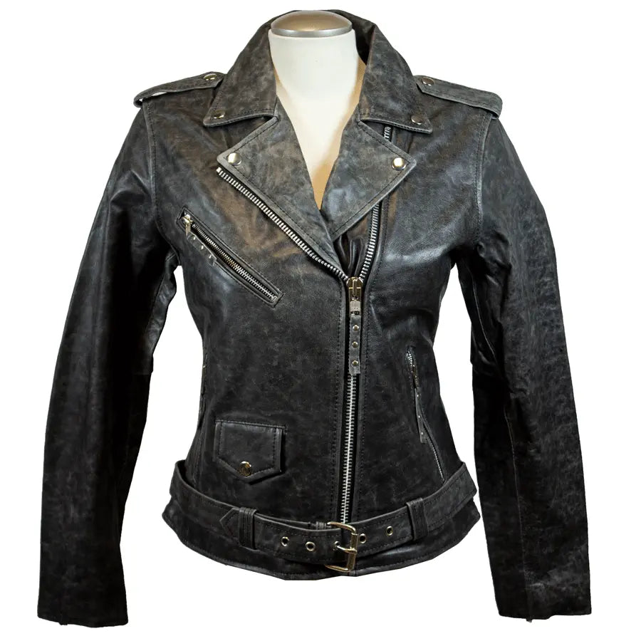 BOL Women's Biker Style Leather Jacket - Boutique of Leathers/Open Road