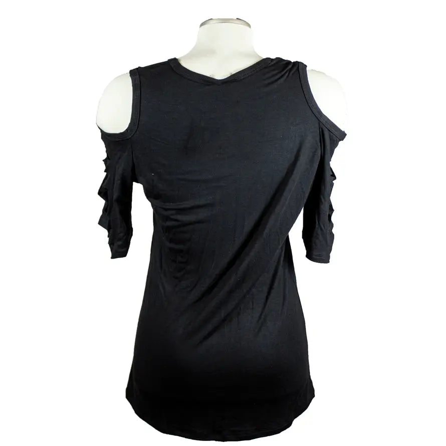 BOL Women's Devilish Open Shoulder Top Women's Shirts & Tees Boutique of Leathers/Open Road