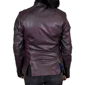 BOL Women's Purple Wash Moto Sheepskin Leather Jacket Women's Coats & Jackets Boutique of Leathers/Open Road