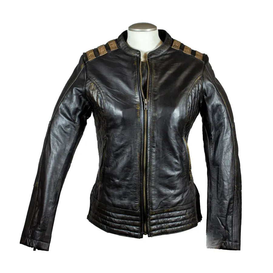 BOL Women's Racer Style Leather Jacket Women's Coats & Jackets Boutique of Leathers/Open Road