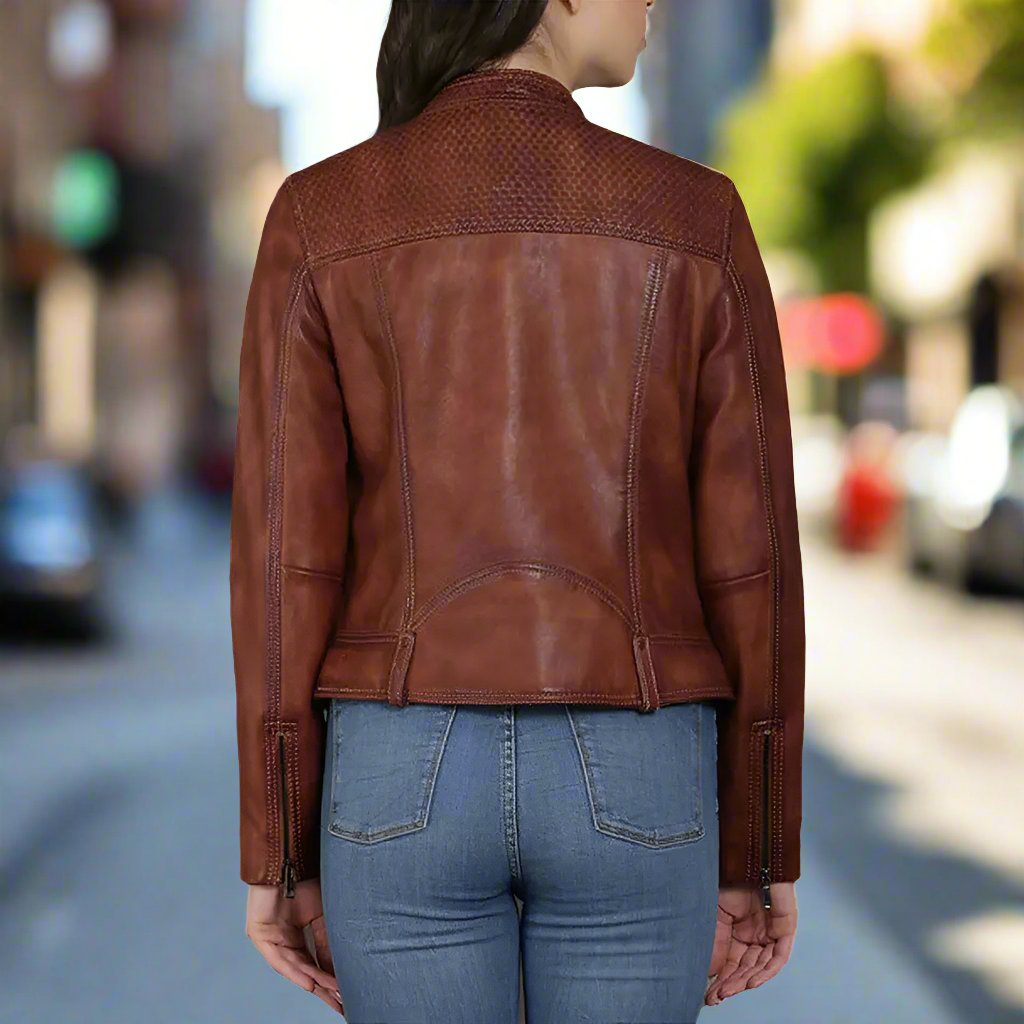 BOL Women's Sage 1 Lamb Leather Jacket Women's Coats & Jackets Boutique of Leathers/Open Road