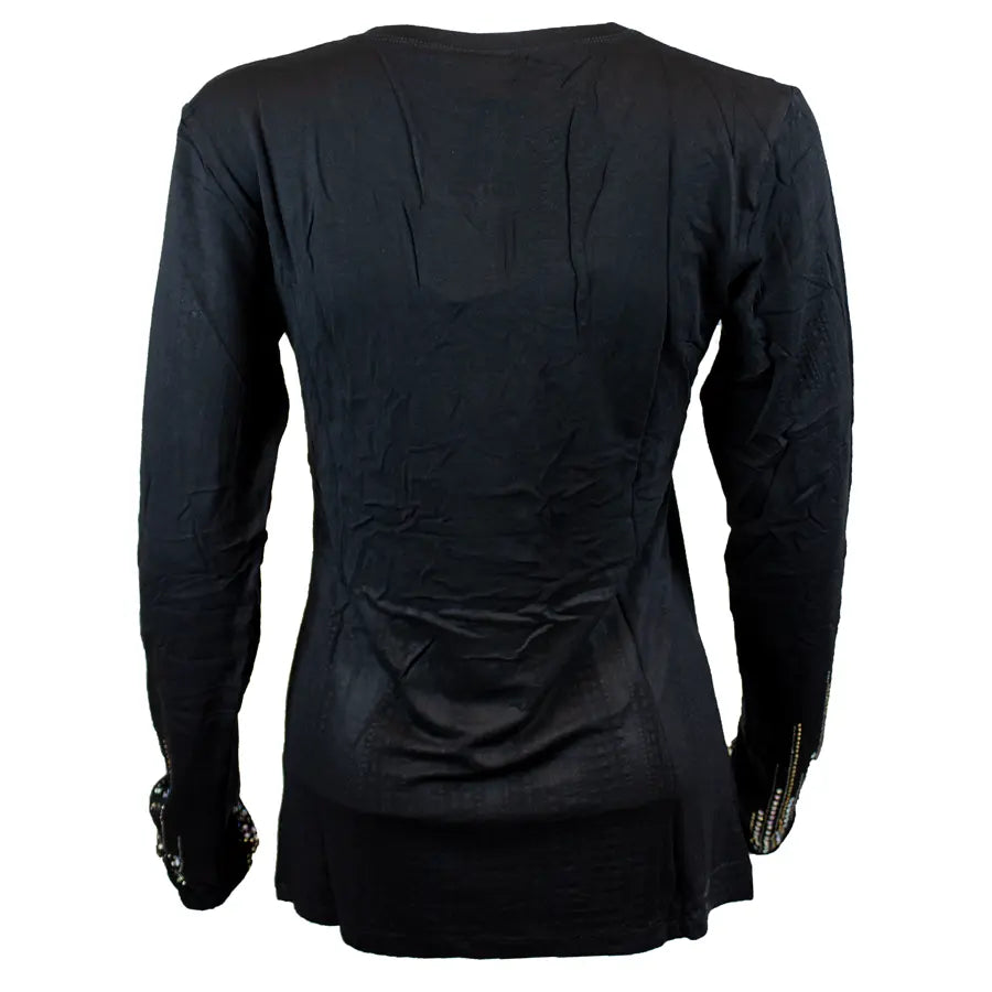 BOL Women's Sequin Long Sleeve Top Women's Shirts & Tees Boutique of Leathers/Open Road