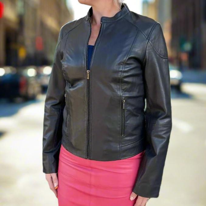 BOL Women's Vintage Texas  Leather Moto Jacket Women's Coats & Jackets Boutique of Leathers/Open Road