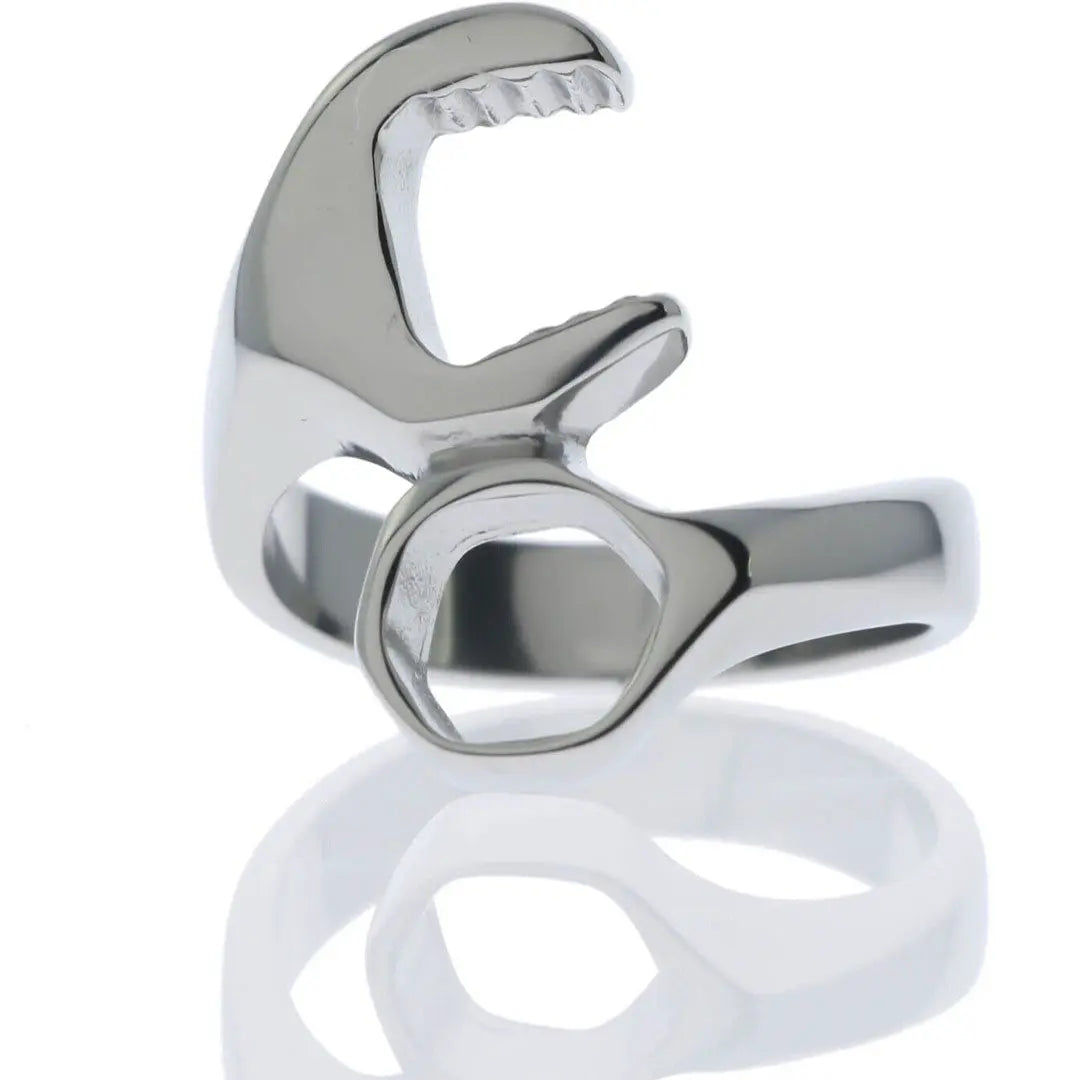 GoSteel Men's Biker Wrench Ring Men's Jewelry Boutique of Leathers/Open Road