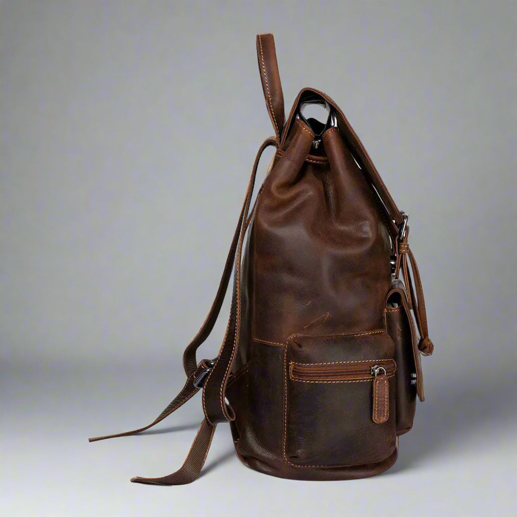 Greenwood Edmonton Leather Backpack Backpacks & Messenger Bags Boutique of Leathers/Open Road