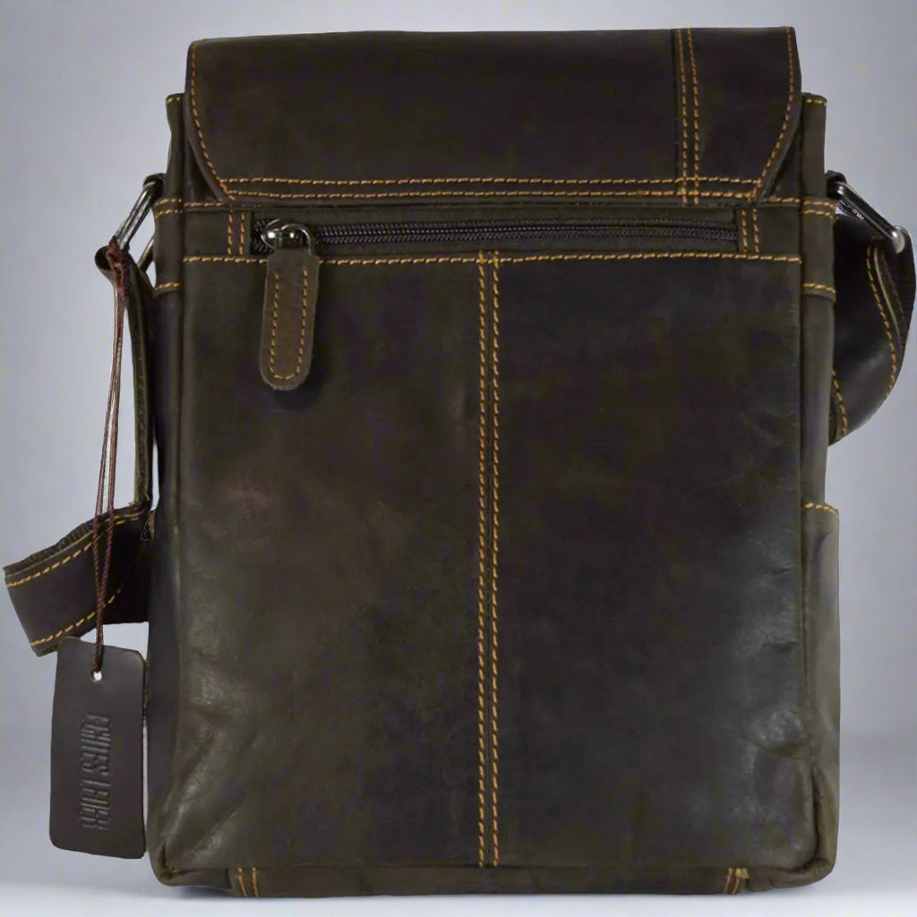 Greenwood Leather Henry Mini-Messenger Bag Backpacks & Messenger Bags Boutique of Leathers/Open Road