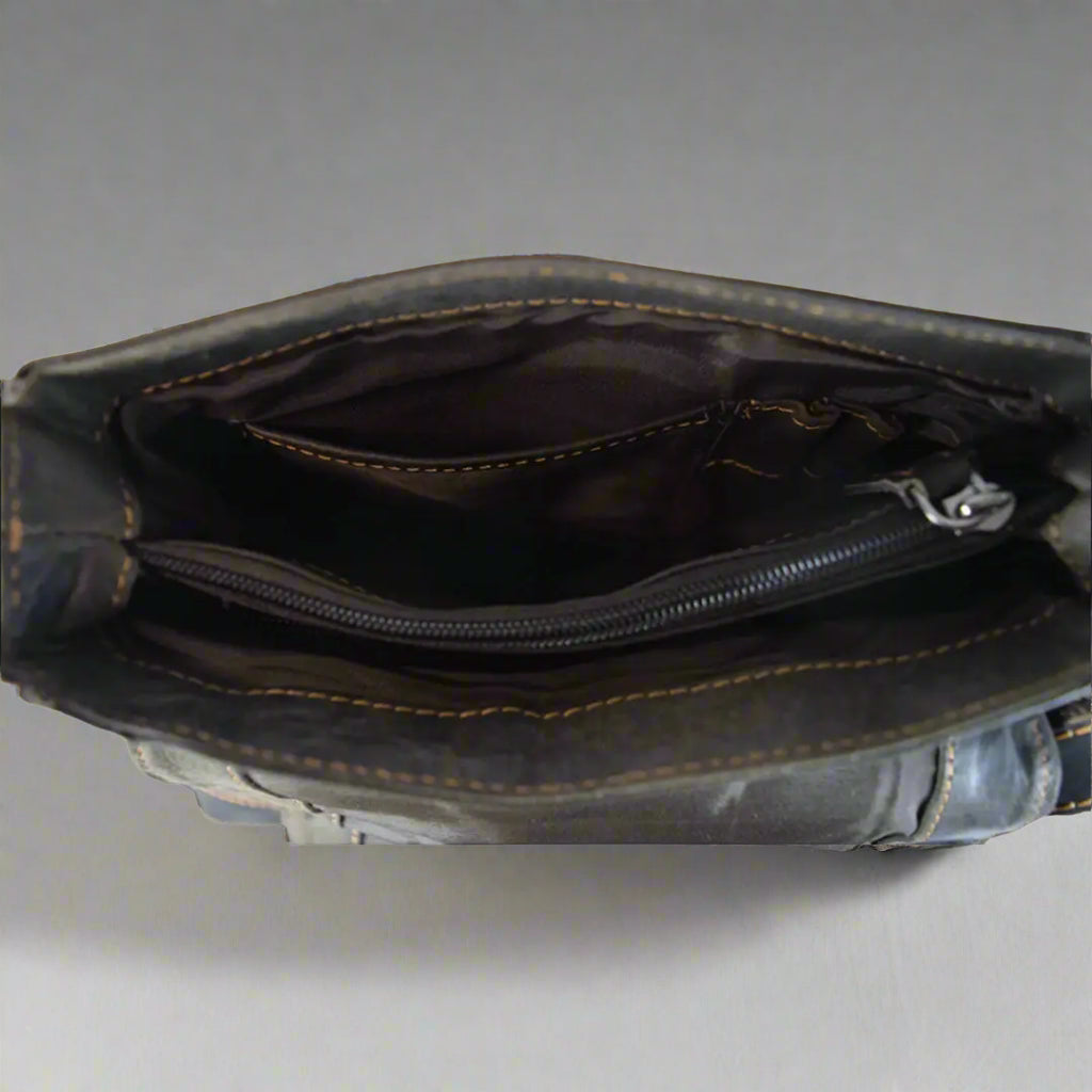 Greenwood Leather Henry Mini-Messenger Bag Backpacks & Messenger Bags Boutique of Leathers/Open Road
