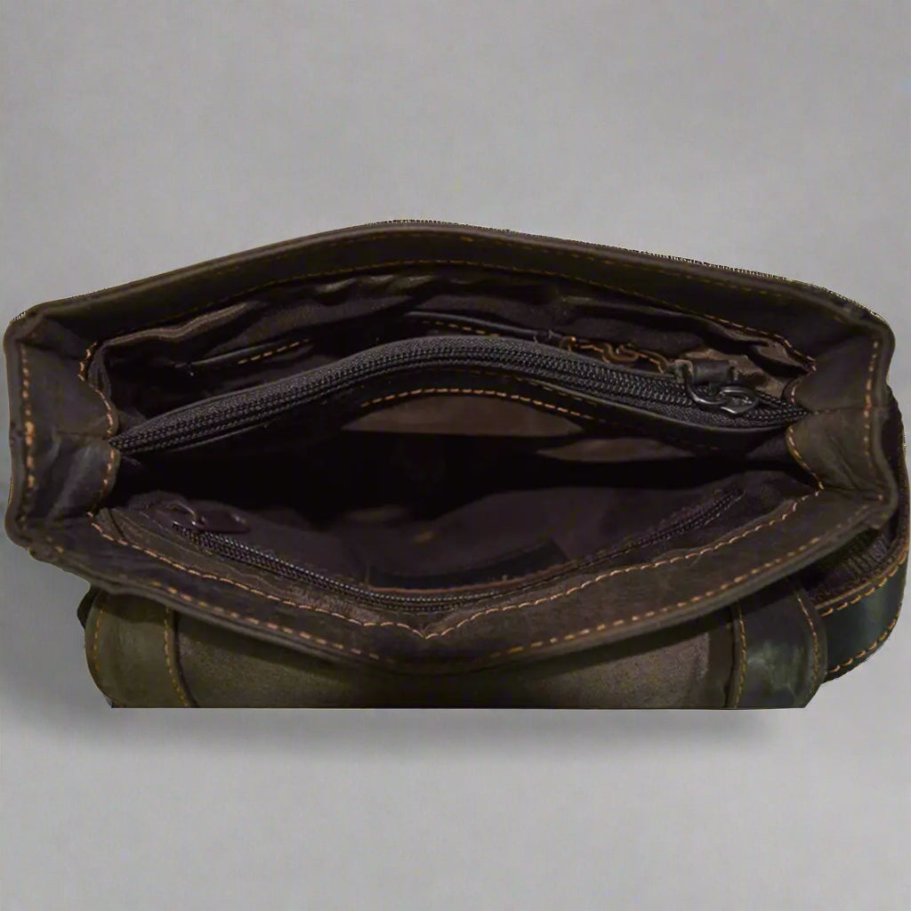 Greenwood Leather Henry Mini-Messenger Bag Backpacks & Messenger Bags Boutique of Leathers/Open Road
