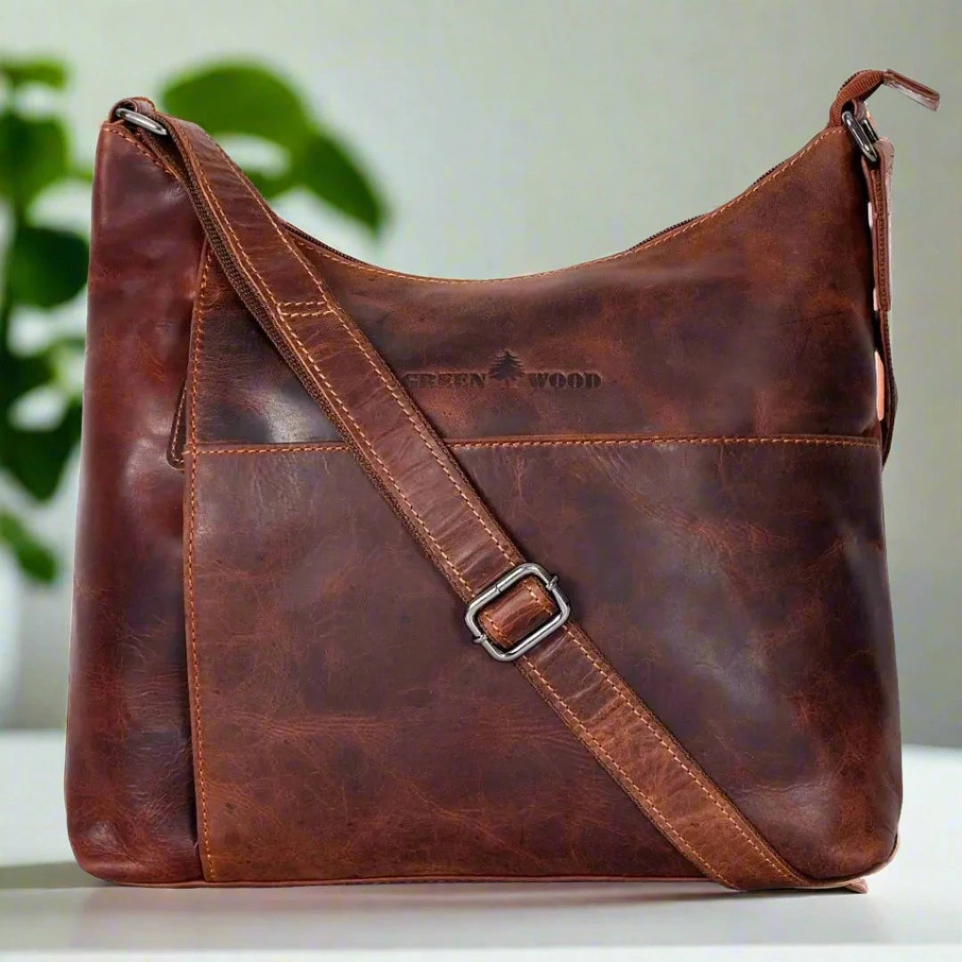 Greenwood Leather Ladies Shoulder Cross Body Bag Handbags & Purses Boutique of Leathers/Open Road