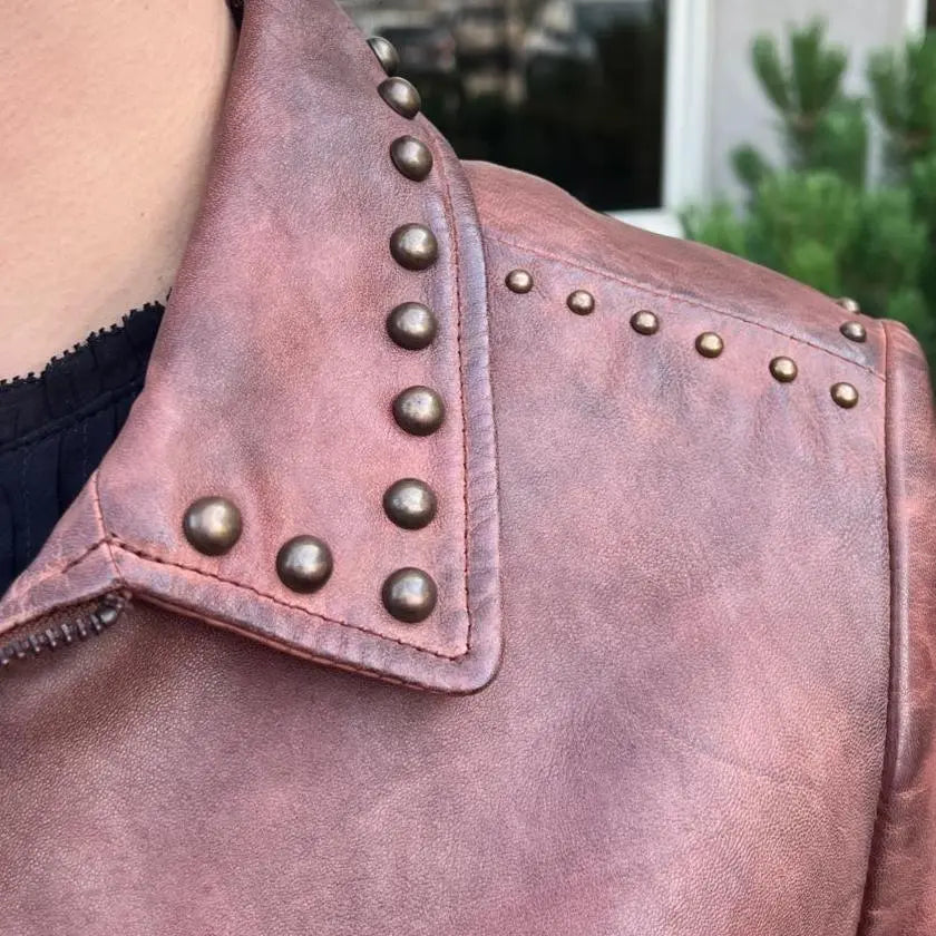 Leather Western Jacket with Fringe - Boutique of Leathers/Open Road