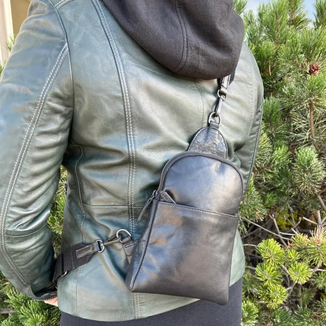 MET Andora Leather Chest Front Bag & Backpack Backpacks & Messenger Bags Boutique of Leathers/Open Road