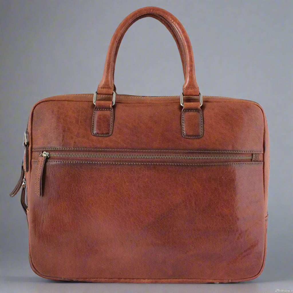 MET Leather Briefcase Messenger Bag - Boutique of Leathers/Open Road