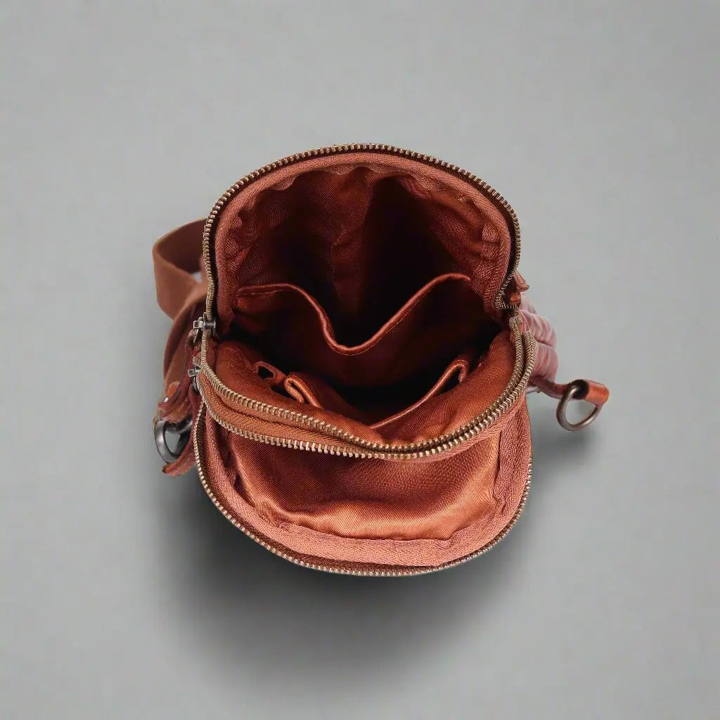 MET Leather Chest Front Bag & Backpack with Dual Zipper Pockets Backpacks & Messenger Bags Boutique of Leathers/Open Road