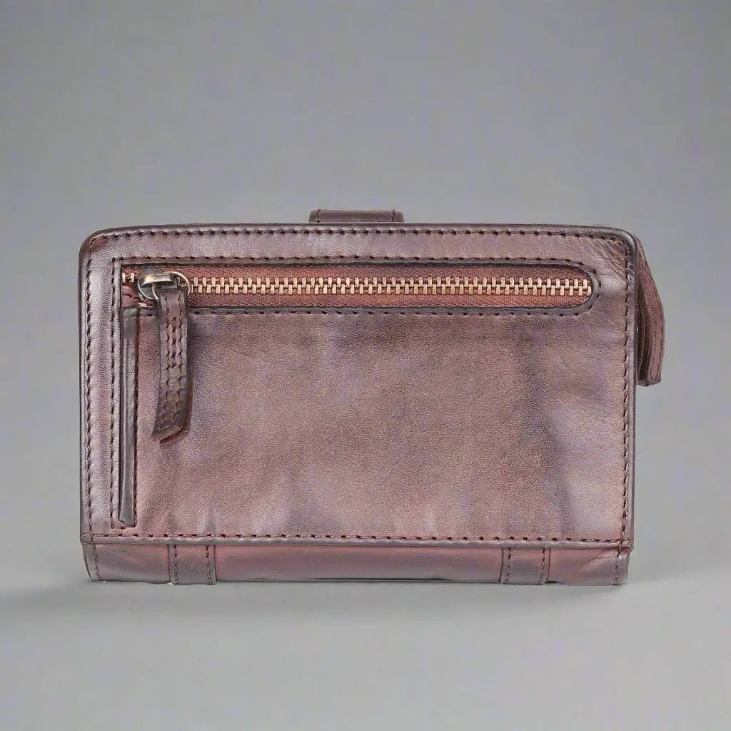 MET Women's Leather Credit Card Wallet Women's Wallets Boutique of Leathers/Open Road