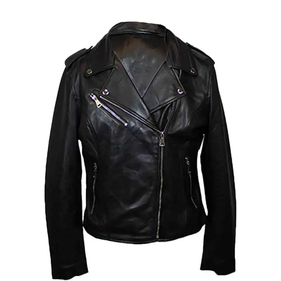 BOL Women's Asymmetrical Leather Moto Jacket Women's Coats & Jackets Boutique of Leathers/Open Road