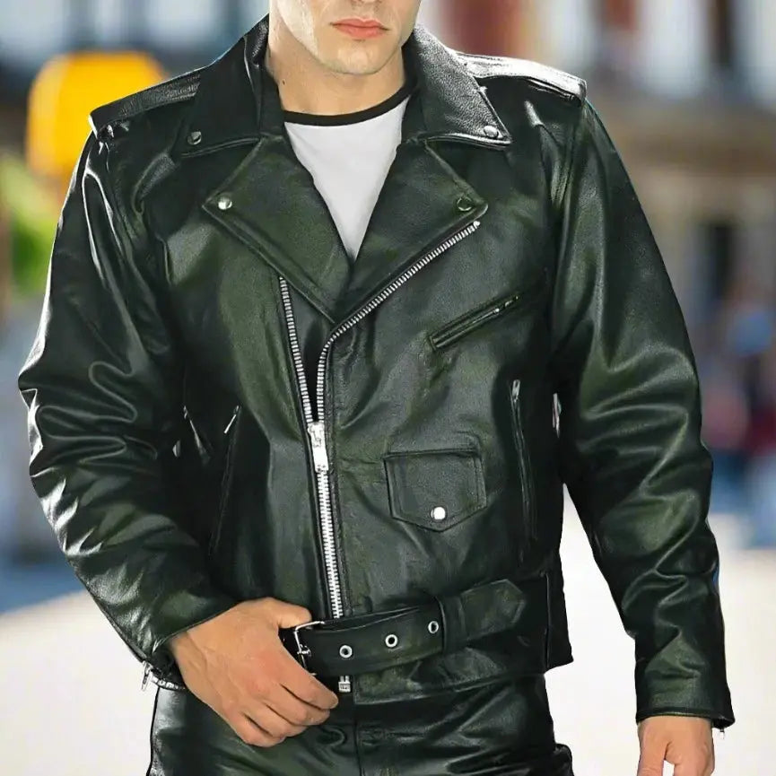 X Element Men's Leather Motorcycle Jacket Men's Motorcycle Jackets Boutique of Leathers/Open Road
