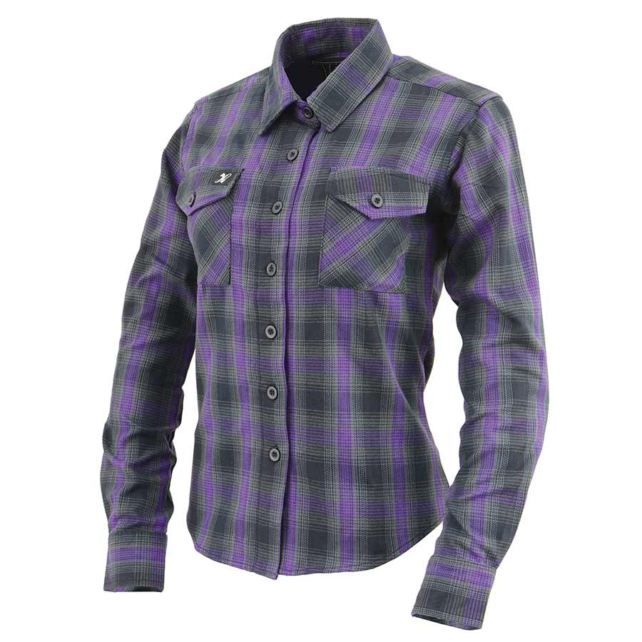 Milwaukee Leather Women's Armoured Plaid Shirt - Boutique of Leathers/Open Road