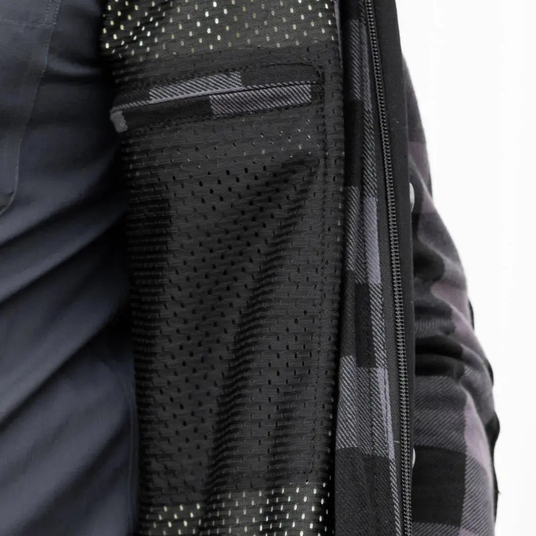 Men's Armored Flannel Biker Shirt with Extra Protection Men's Armoured Shirts Boutique of Leathers/Open Road