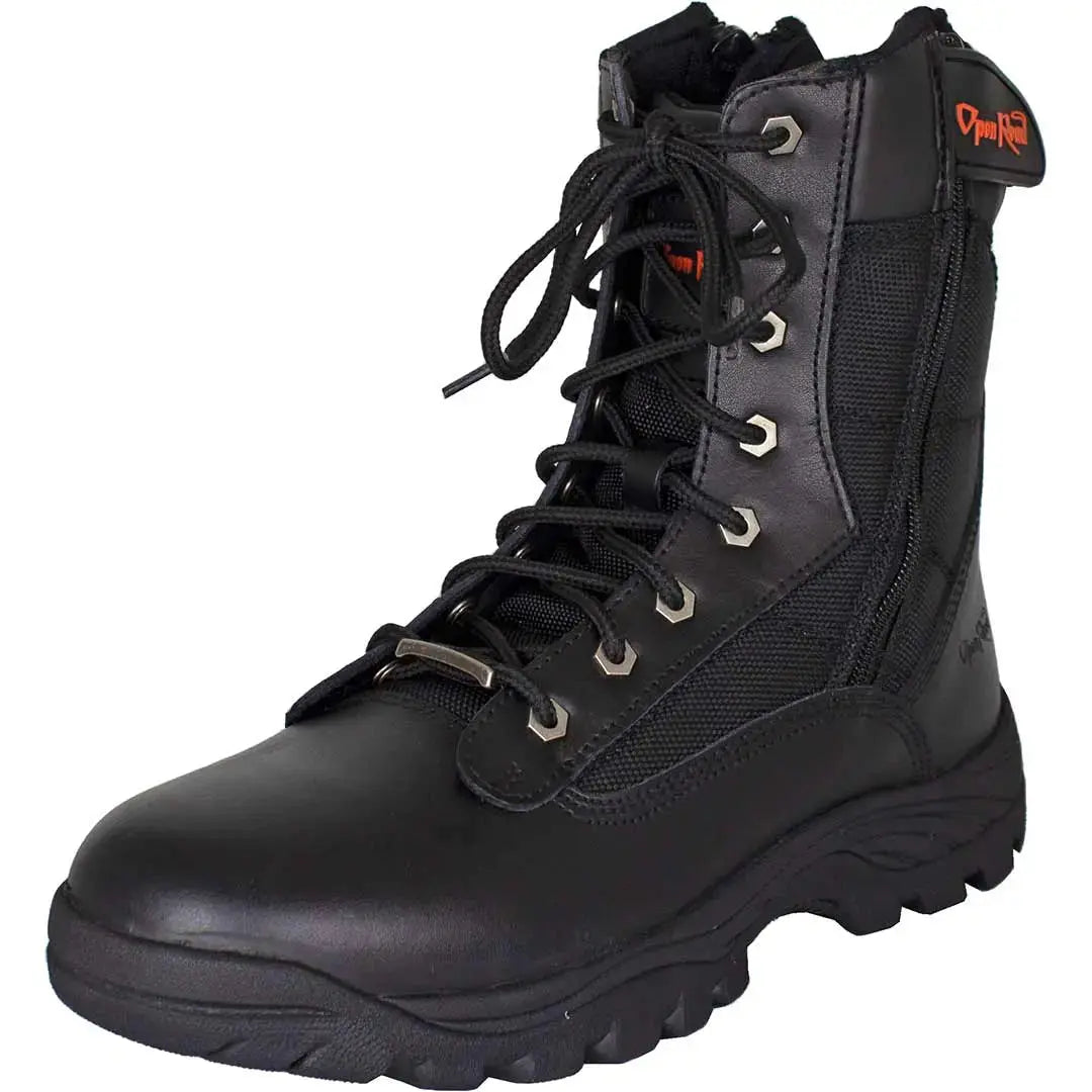 Open Road Men's Swat Motorcycle Boots - Boutique of Leathers/Open Road