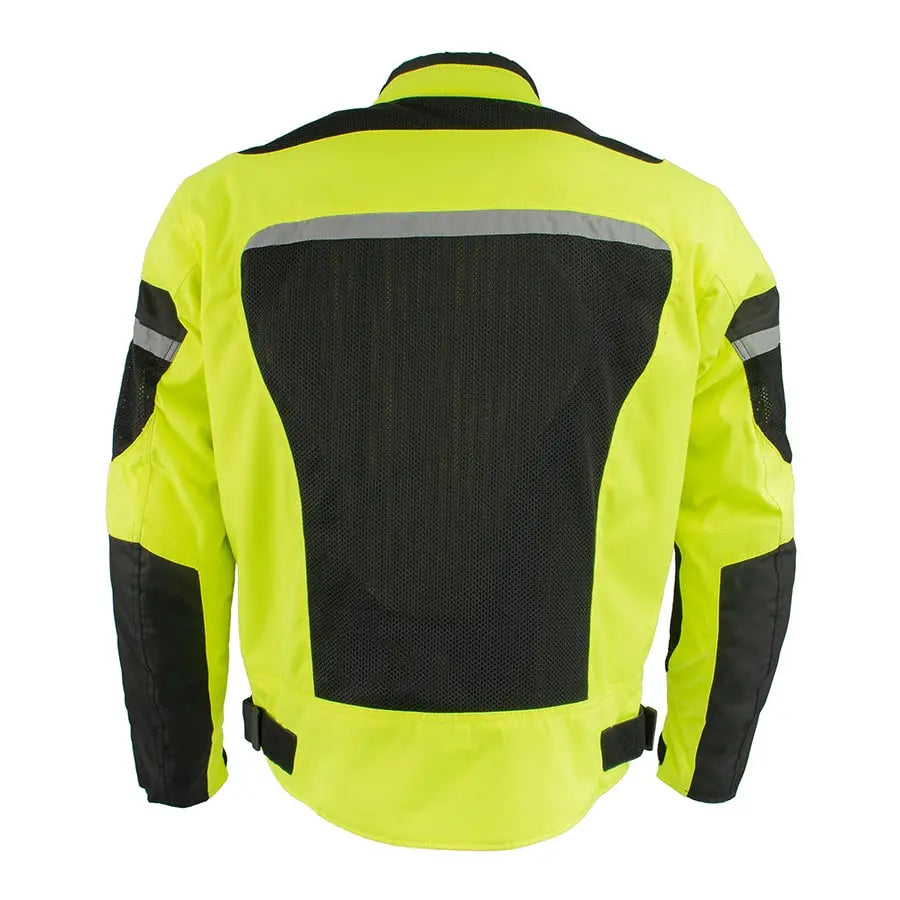 Milwaukee Leather Men's Mesh & Nylon Combo Racer Jacket Men's Motorcycle Jackets Boutique of Leathers/Open Road