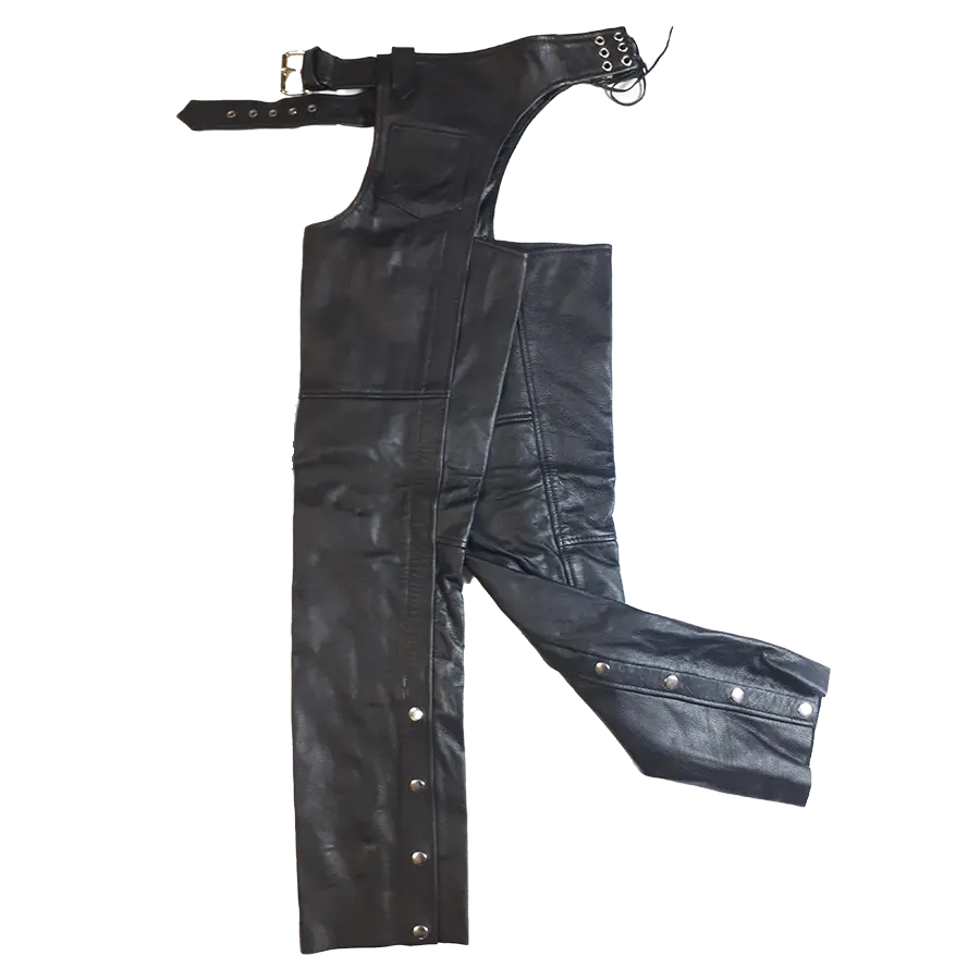 Open Road Coin Pocket Leather Chaps Motorcycle Chaps Boutique of Leathers/Open Road
