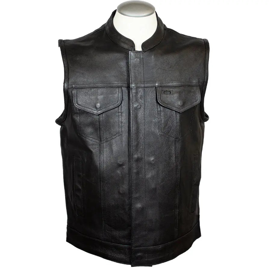 Open Road Men's Leather Club Vest - Boutique of Leathers/Open Road
