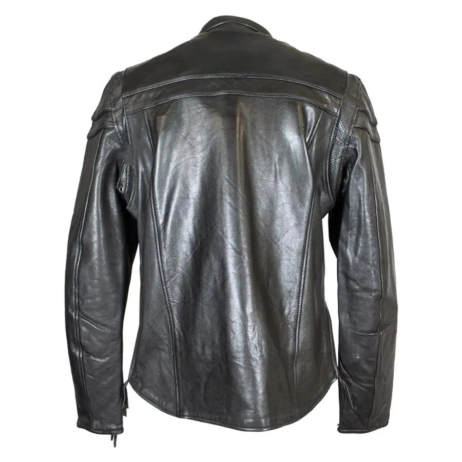 Open Road Men's Maverick Leather Motorcycle Jacket - Boutique of Leathers/Open Road