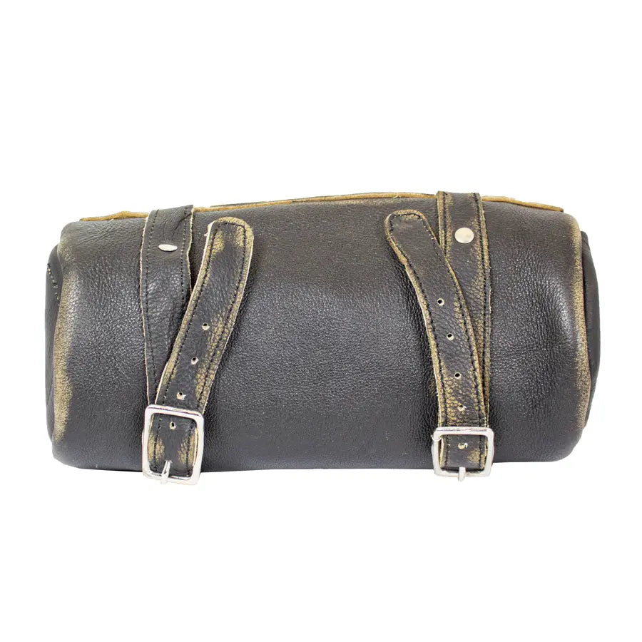Open Road Soft Body Distressed Leather Tool Bag Motorcycle Bags & Panniers Boutique of Leathers/Open Road