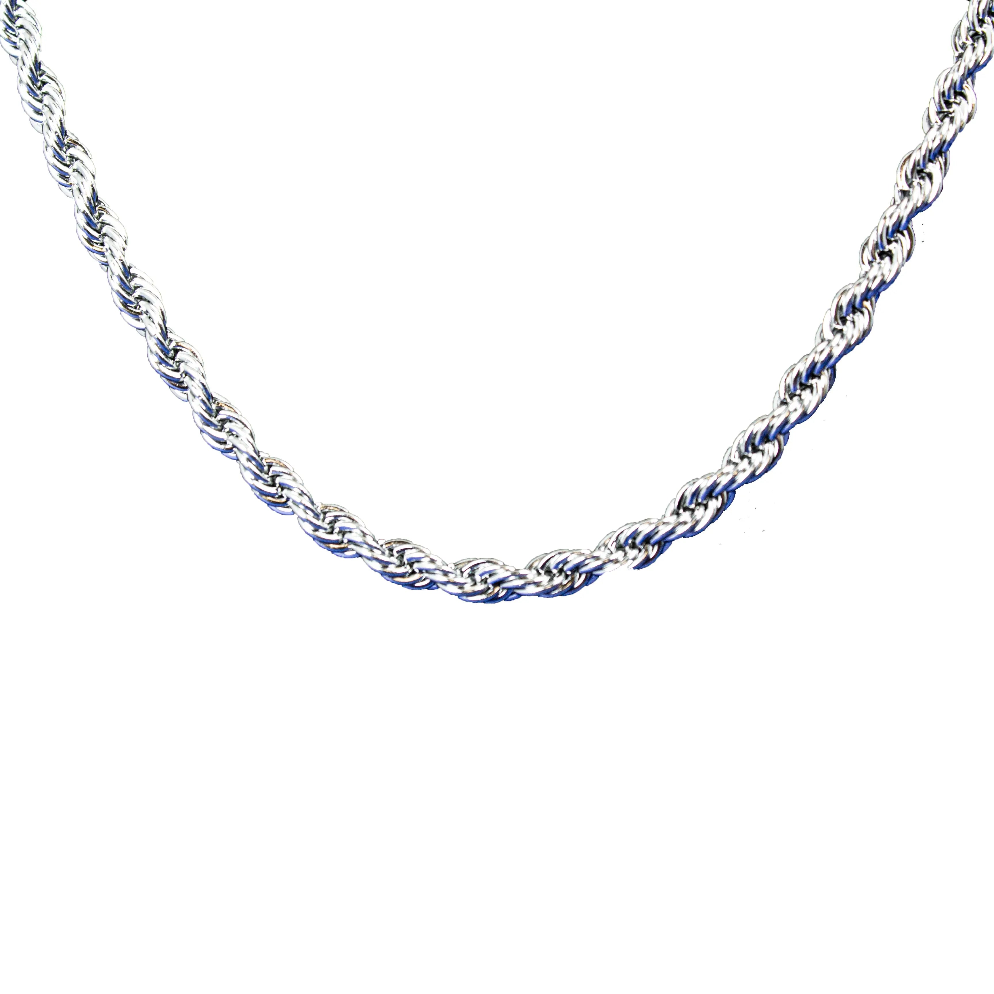 Open Road Stainless Steel Twist Chain Necklace Accessories Boutique of Leathers/Open Road