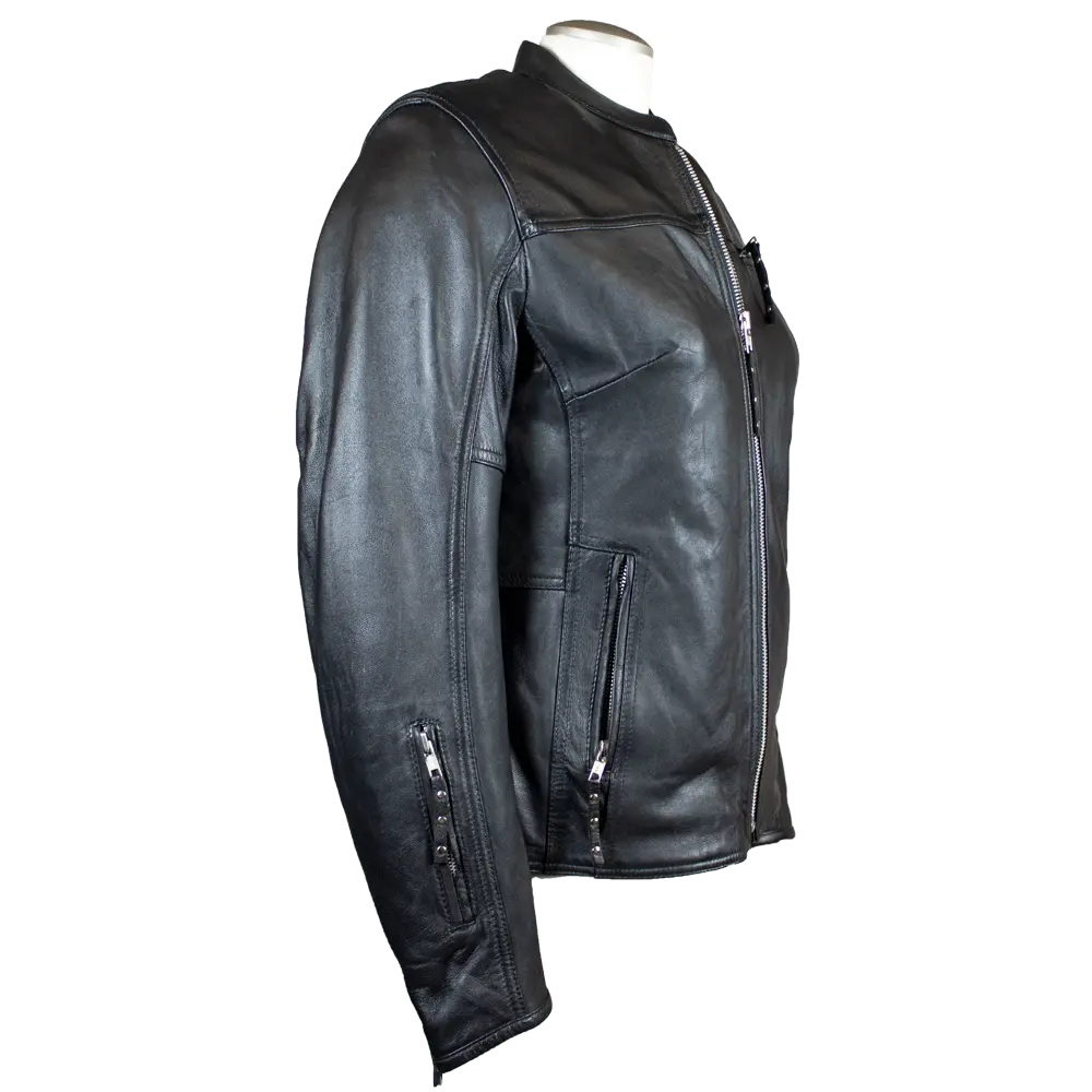 Open Road Women's Racer Leather Motorcycle Jacket Women's Motorcycle Jackets Boutique of Leathers/Open Road