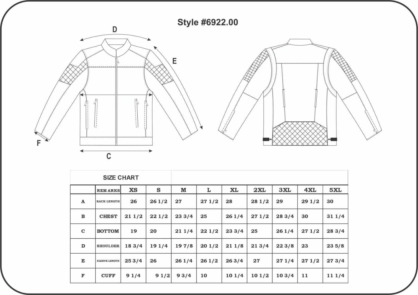 Unik International Men's Reflective Stripe Motorcycle Jacket