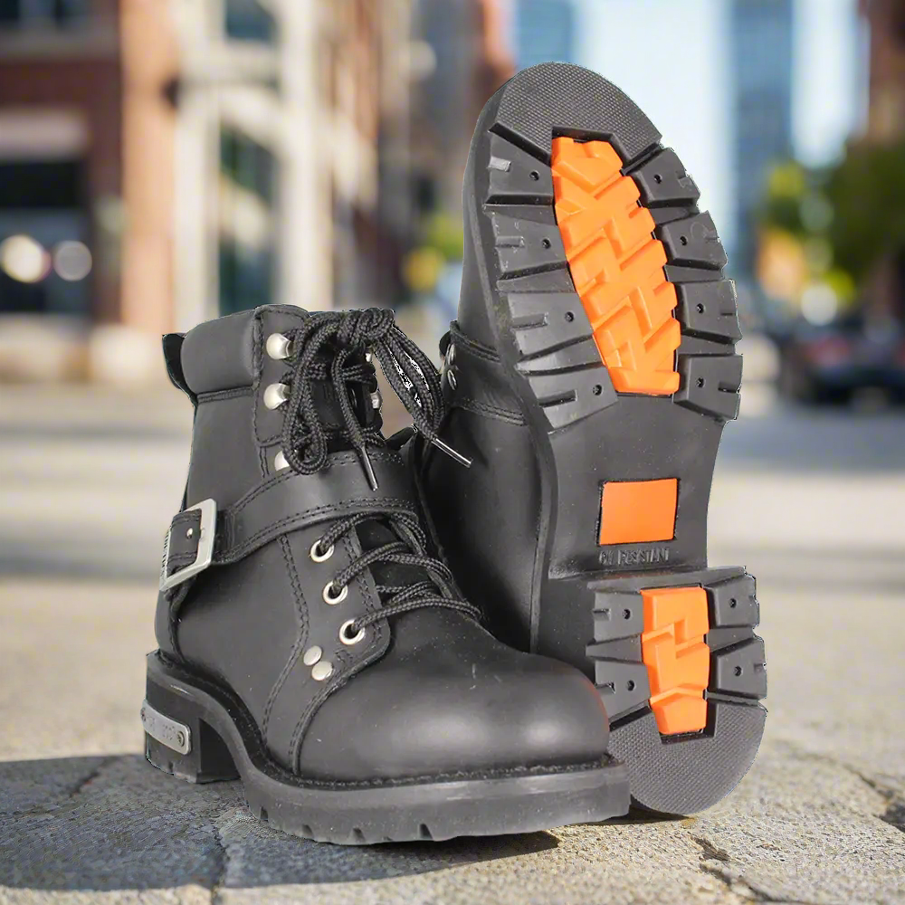 Ride Tec Women's 6" Lace Up Motorcycle Boots - Boutique of Leathers/Open Road