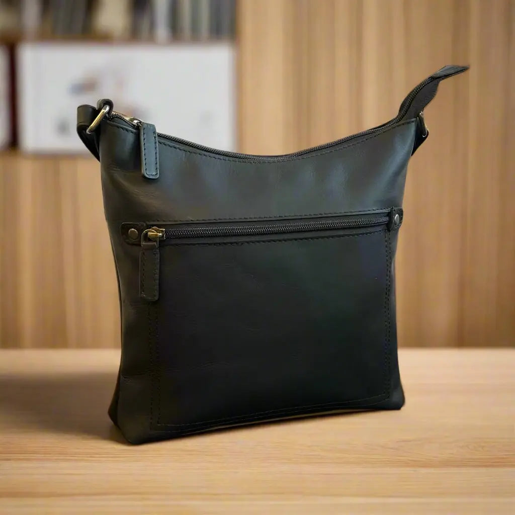 Rugged Earth Full Grain Small Crossbody Purse With Front Zipper Backpacks & Messenger Bags Boutique of Leathers/Open Road