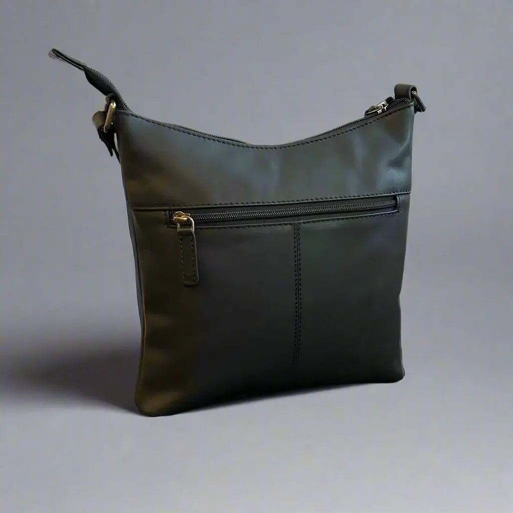 Rugged Earth Full Grain Small Crossbody Purse With Front Zipper Backpacks & Messenger Bags Boutique of Leathers/Open Road
